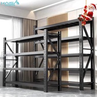 Adjustable Heavy Duty Boltless Rack Warehouse Storage Shelves Rak Besi Serbaguna Bertingkat 重型货架