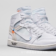 777 Air Jordan 1 Off-white unisex/Tennis AJ1 high tube basketball sneakers SAU4