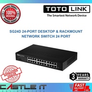 TOTOLINK SG24D 24-Port Desktop & Rackmount Network Switch 24 Port