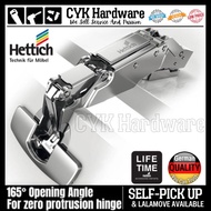 Hettich 165 Full Overlay Hydraulic Kitchen Cabinet Furniture Soft Close Concealed Door Hinge (Lifetime Warranty)