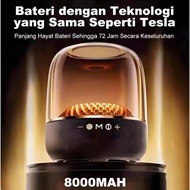 Speaker Bluetooth LP90 Tanpa Wayar Rekaan Kubah 360 Darjah Bunyi Hebat Gaya Seiras Harman Kardon