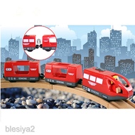 [BLESIYA2] Electric Magnetic Train Set for Railway Wooden Tracks - Compatible with All Major Brands,