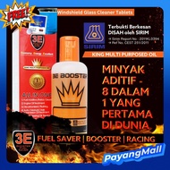 3E Booster Original Fuel Octane Booster Fuel Saver Oil Treatment Engine Jimat Minyak Kereta Motorcycle Additive 100ML | PAYANG MALL