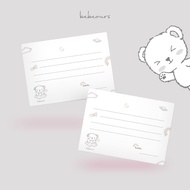 Gift Card Gift Greeting Card/ - Bebeours