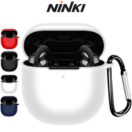 Ninki Compatible with Bose QuietComfort Earbuds II Case,Soft Silicone Protective Earphones Cover with Key Chain for Bose QuietComfort Earbuds II 2022