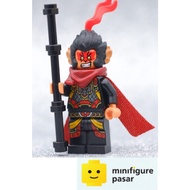 mk075 Lego Monkie Kid 80034 - Evil Macaque Monkey Tail Minifigure with weapon - New