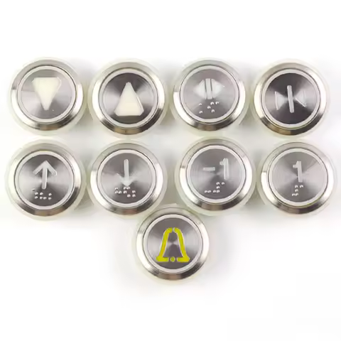 elevator round button/ lift spare parts/KDS50/KDS300, stainless steel button with braille