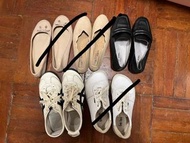 Sam Edelman 7.5碼 $50 milky milky L碼 $50  Josef Seibel 39 碼 $100 鬼塚虎tiger 39碼 $150 be lenko 皮面赤足鞋 38 