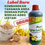 Pupuk Agro Lestari 1 Liter  - Pupuk Organik Cair Penyubur dan Pelebat Buah dan Sayuran