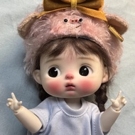 GuLu 1/6 Bjd Dolls Big Head Fairy Aggrieved Expression Bjd Animal Resin Nude Dolls