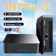 NEW Mini PC Intel Corei9 8950HK /i3-6100U Windows 11 UHD Graphics Mini PC 16GB LPDDR4 1/2TB M.2 SSD 