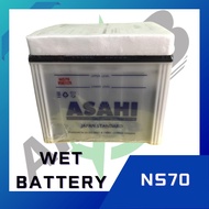 [NS70]ASAHI WET BATTERY CAR BATTERY BATERI KERETA,Proton Perdana Unser