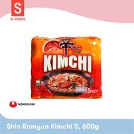 Nongshim - Halal Kimchi Shin Ramyun Kimchi 5s 600g / Instant Noodle - Korean
