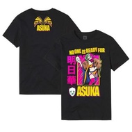 Asuka Black Men's T-Shirt WWE No One Is Ready Graphic Top - New