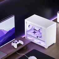 Jonsbo D32 PRO White MINI-ITX MATX PC Case ฝากระจก TG a Pro White Fan*0 One