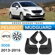 Suitable for 2013-2016 Peugeot Peugeot 3008 Mudguard Car Tire Mudguard Car Accessories Decoration Ac
