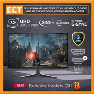 Dell Alienware AW3225QF 32" 4K UHD QD OLED 3840 x 2160 240Hz 0.03 ms Response Rate Curved Dolby Visi