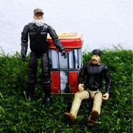Action Figure Scale Garage Driver Doll for RC Car Simulation Decoration Accessories Doll toy For MN 