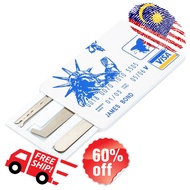 Tempatan - LOCKMALL 5-Piece Set Card Type Lock Pick Gun - Silver Hantar Hari ini