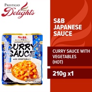 S&amp;B Japanese Curry Sauce With Vegetables - Hot 210g