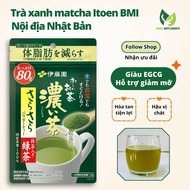 Bột Trà Xanh Matcha Itoen Đậm Vị Hỗ Trợ Giảm Mỡ Nội Địa Nhật Bản Túi 80g