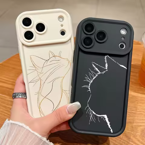 Artistic Line Cat Case For Huawei Honor X9D X9B X9A X8A X8B X7A X7B X6A X8C X9 X8 400 Pro Magic 7 Li