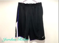 NIKE Kobe Shorts 球褲 黑紫 白色 電繡 Logo