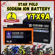 STAR POLO YTX9A SODIUM ION Battery Bateri Motor Batteri PULSAR NS200 NAZA N5R 250 NINJA TLR 200 VTS2