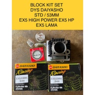 EX5 CYLINDER BLOCK RACING 53MM DYS DAIYASHO FOR EX5 HIGH POWER EX5 HP EX5 LAMA
