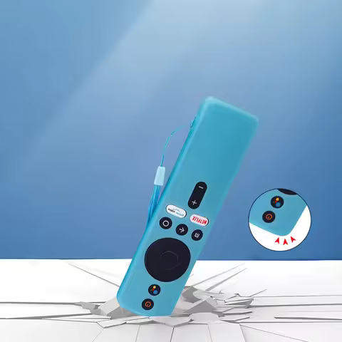 New Luminous Case For Xiaomi Mi TV Box S Remote Control Cover Silicone Soft Shockproof Protector She
