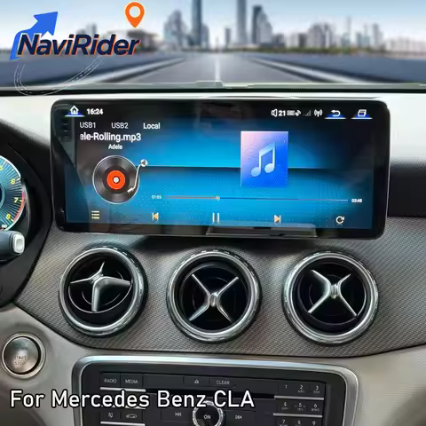 12.8" Ultra-thin Screen Android For Mercedes Benz A Class CLA GLA W176 C117 X156 W463 W246 Wireless 