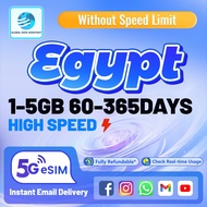 Egypt eSIM 🇪🇬 | 60-365 Days, 1-5GB Data | Instant ⚡ 5G High Speed | Data Top-Up 🔥 Travel & Pyramids