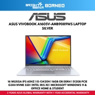 Asus Vivobook A1605V-AMB9089WS Laptop - 16" WUXGA IPS 60HZ/I5-13420H/16GB DDR4/512GB SSD/W11+HNS