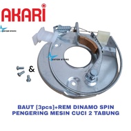 MESIN Bolt Package [3pcs] + Brake dynamo spin washing machine dryer Akari 2 tubs