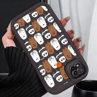 Casing hp for Xiaomi Redmi 9C NFC 10A poco C3 C31 Case Bears and pandas fully stamped Silicone Case 