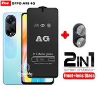 LAYAR 2in1 Tempered Glass Anti-Glare Screen Package Oppo A98 4G A91 A97 5G A95 5G A95 4G Free Anti-S