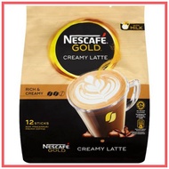 Nescafe Gold Creamy Latte Premix Coffee(12 sticks x 31g)