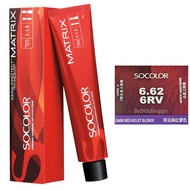 [With Freebie] Matrix SOCOLOR Hair Color 6.62 6RV Dark Red Violet Blonde (90g)