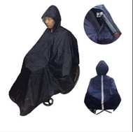 輪椅雨衣-有帽檐-藍色