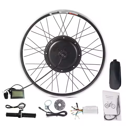 48V 1500W Electric Bike Conversion Kit 26"/27.5"/28"/29"/700C Mountain/Fat Electric Bicycle Rear Whe