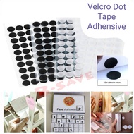Self Adhesive Velcro Dot Magic Tape Round Dot 10mm / 15mm / 20mm / 25mm 魔术贴 相思带 ( pairs per set)