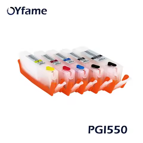 OYfame For Canon 550 551 Ink Cartridge For Canon IP7250 MG5450 MX925 MG5550 MG6450 MG5650 MG6650 IX6