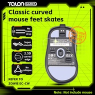 TALONGAMES Mouse Feet Custom Curved Edge Mouse Skates For Zowie EC1-CW/ EC2-CW Wireless Gaming Mouse