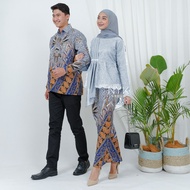 Bisa COD - Couple Zafran / Baju couple pasangan / Batik couple terbaru 2020 / Kebaya couple pasangan