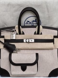 尖沙咀實體店 Hermes Birkin 25 cargo熊貓黑白拼色