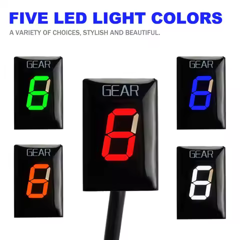 Motorcycles Gear Indicator Speed Display 1-6 For HONDA CBR 929 954 RR CBR 929RR 954RR 599 919 Hornet