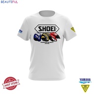 Summer Fashion Sports Baju Shoei J Force 2 JF2 Yamaha Factory Racing Motorcycle T-shirt
