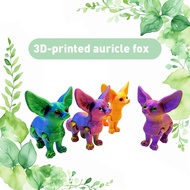 3d Printed Eared Fox Fox Cute Animal Toy Gift Ornament T7o0