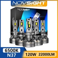 White 120W 22000LM Car Headlight LED H4 H7 H11 HB3 HB4 Canbus Bulbs N37 Canbus Bulbs -Novsight