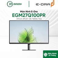 E-DRA EGM27Q100PR Monitor 27 inch 100hz 1 Ms | Genuine Genuine |